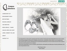 Tablet Screenshot of cameojewelers.com